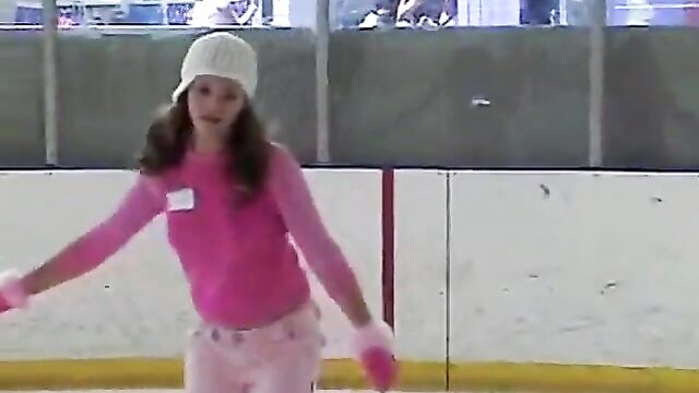 Little April And Her Solo Performance At The Skating Ring