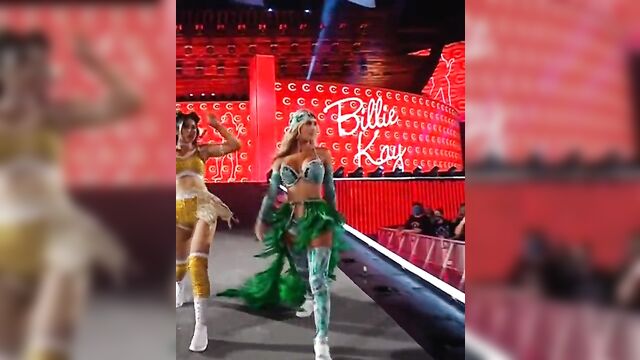 WWE - Carmella and Billie Kay entering at Wrestlemania 37