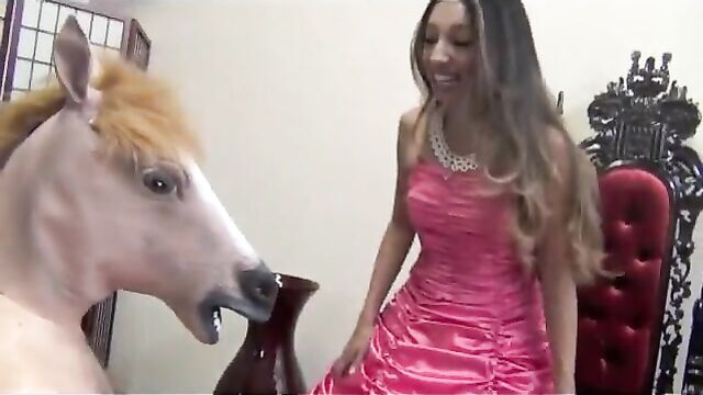 Princess Jennifer pony bitch for a princess