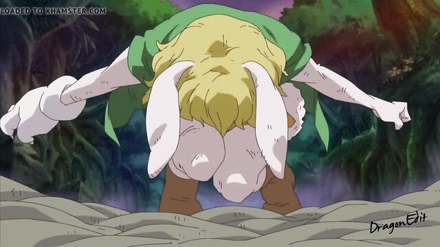 ONE PIECE edited ecchi moment from anime nude Carrot jumping