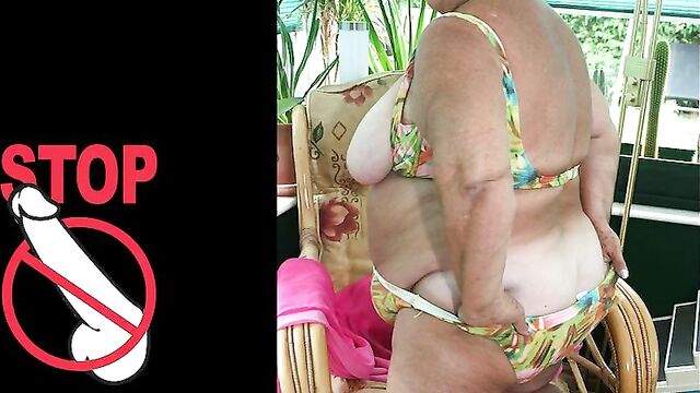 Huge Granny Tits Jerk Off Challenge To The Beat #3