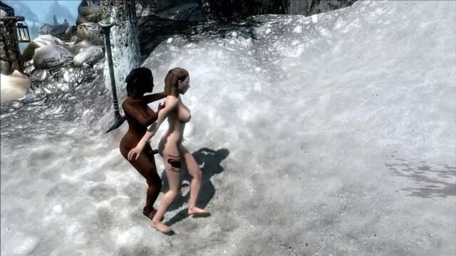 Perils of escaped Skyrim slavegirl 03