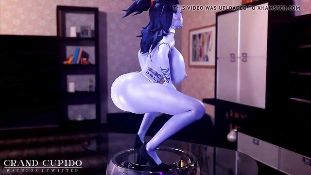 3D - GrandCupido - Widowmaker working at ho