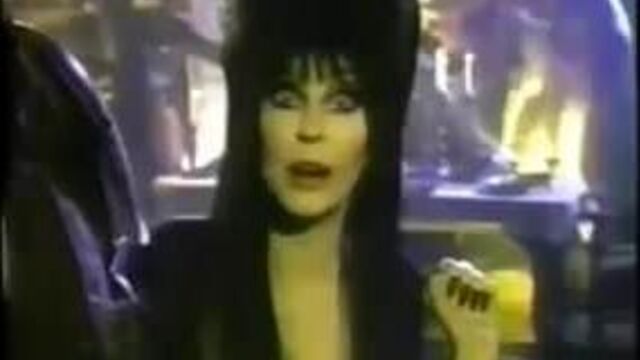 Elvira's Mug Root Beer Halloween Commercial