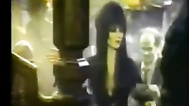 Elvira's Mug Root Beer Halloween Commercial