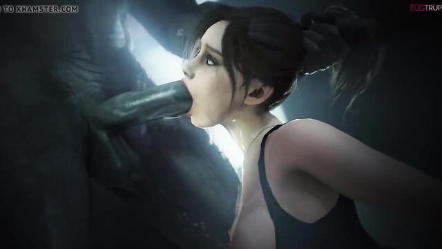 Claire Redfield Blowjob