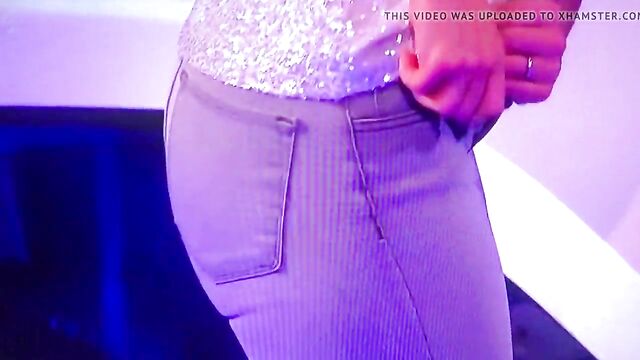 Davina McCall thong slip