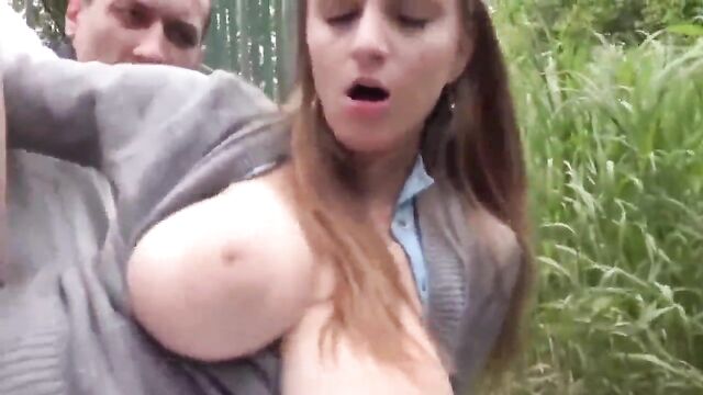 Girl with big boobs gets fucked by friend