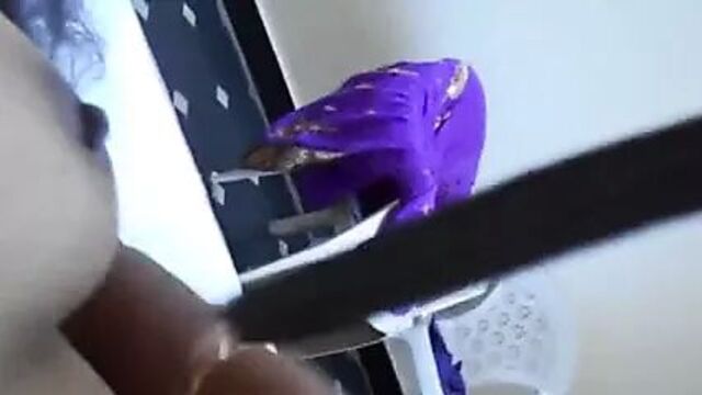 Purple saree aunty – unseen fuck video – Enjoy