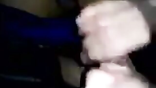 White girl sucking a chocolate dick to completion