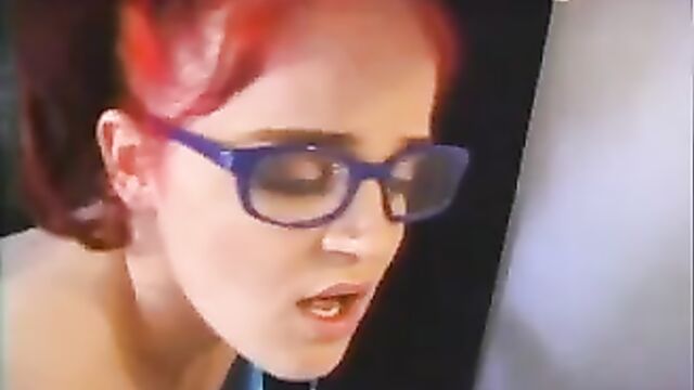 Redhaired midget sucking and fucking