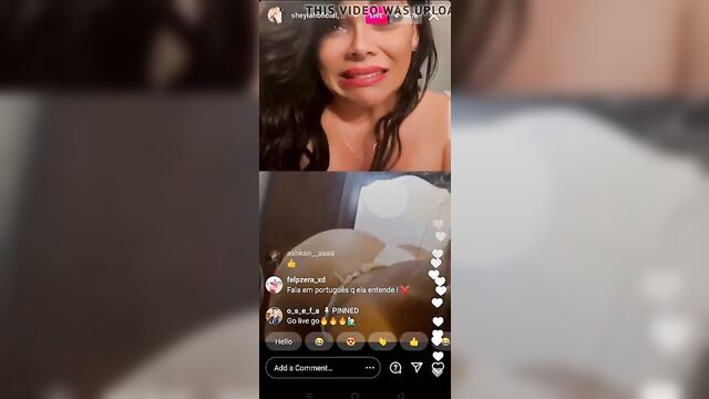 Instagram video call Sheyla Hershey Elisa Colman very sexy