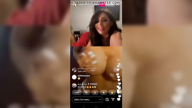 Instagram video call Sheyla Hershey Elisa Colman very sexy