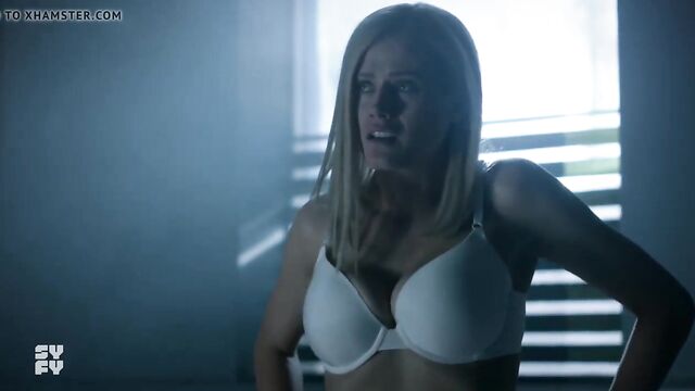 Olivia Taylor Dudley White Bra