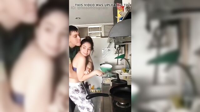 Wife Dry Humped In Kitchen