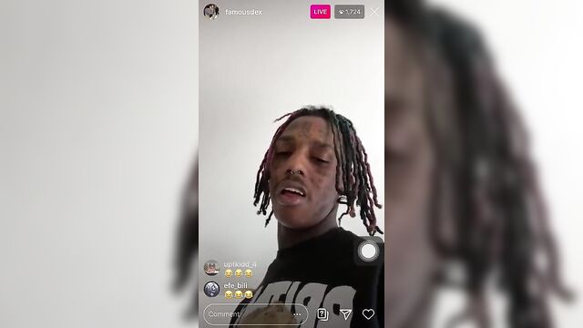 Rapper Famous Dex Is Getting Head On Instagram live