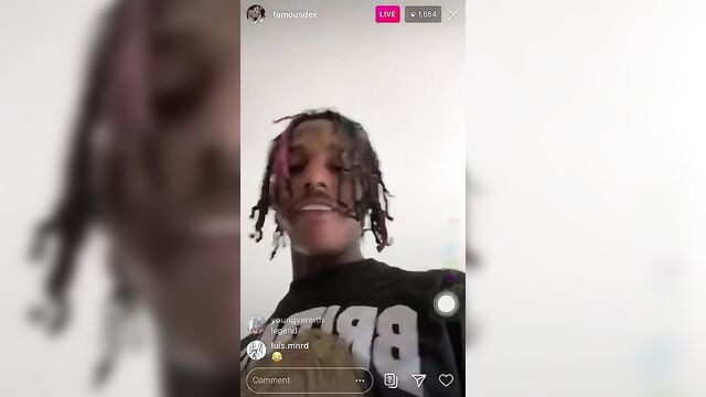 Rapper Famous Dex Is Getting Head On Instagram live