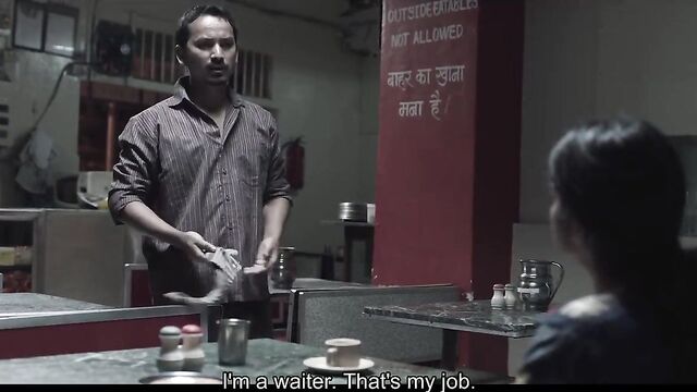 Girl Teasing Waiter – Web Series Scene with Subtitles