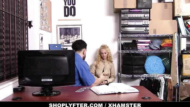 ShopLyfter - Petite Blonde Caught Stealing Has To Suck Cock