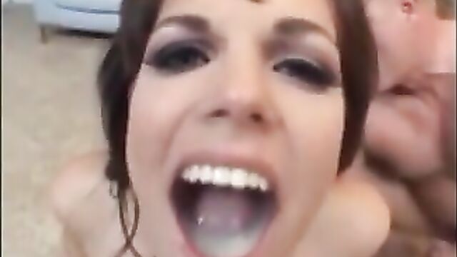 Swallowing Loads Of Cum