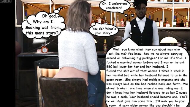 3D Comic Mature Big Ass Wife Fucks BBC Behind Husbands Back
