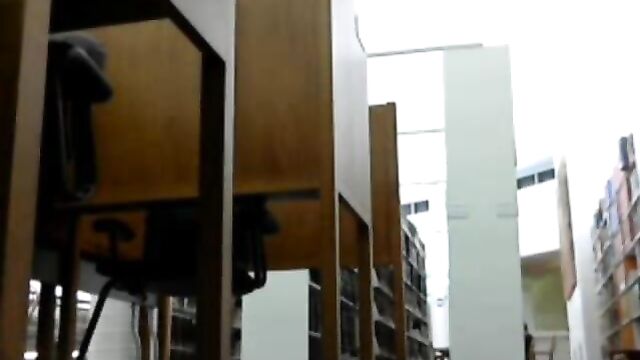 Dildo in the library