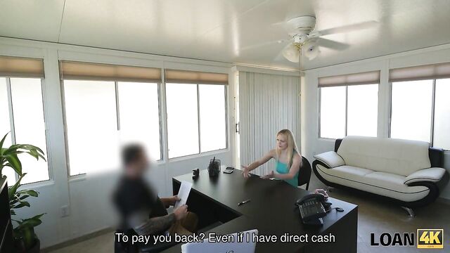 LOAN4K. Loan agent offers his help in exchange for passionat