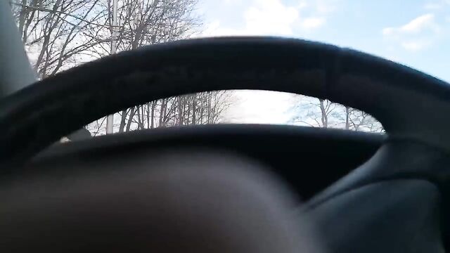 Rest area cruising blowjob