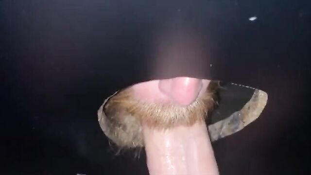 Bearded glory hole sucker.