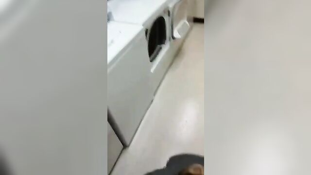 Laundry Room Blowjob