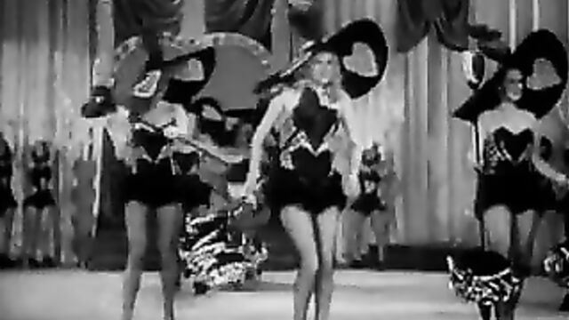 Burlesque Girls Dance on Stage (1940s Vintage)