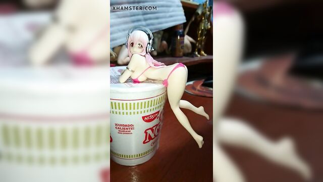 Sonico - Noodle Stopper Figure - Pink ver. Bukkake