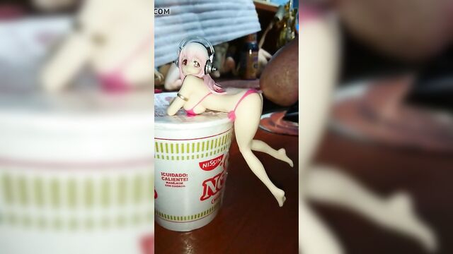 Sonico - Noodle Stopper Figure - Pink ver. Bukkake