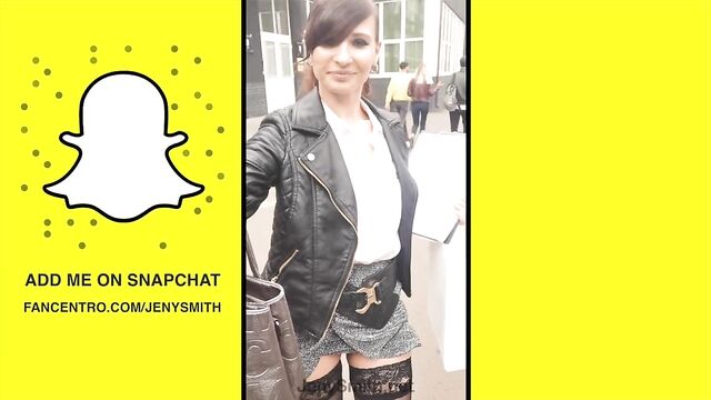 Jeny Smith Snapchat compilation - Public flashing and nude