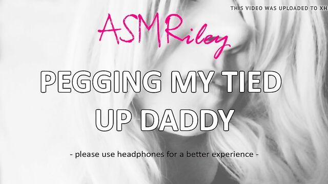 EroticAudio - ASMR Pegging my Tied Up Daddy, ddlg, StrapOn