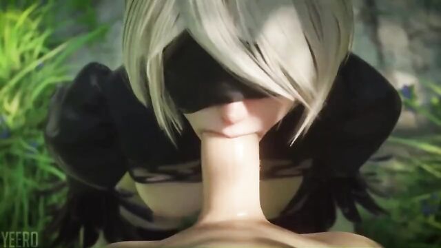 NIER AUTOMATA - 2B BLOWJOB