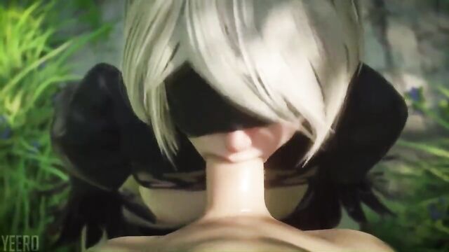 NIER AUTOMATA - 2B BLOWJOB