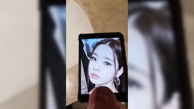 Korean youtuber freezia cumtribute