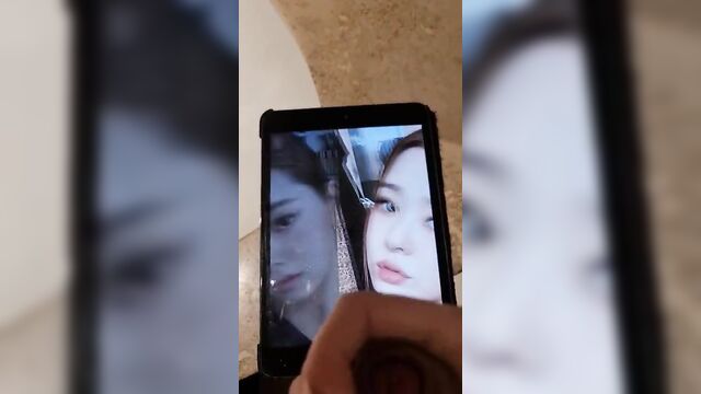 Korean youtuber freezia cumtribute