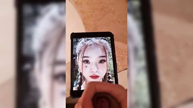 Korean youtuber freezia cumtribute