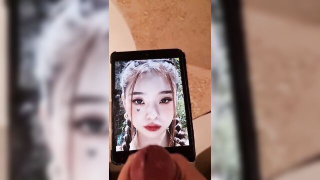 Korean youtuber freezia cumtribute