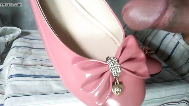 Cum In Pink Flats with Bow