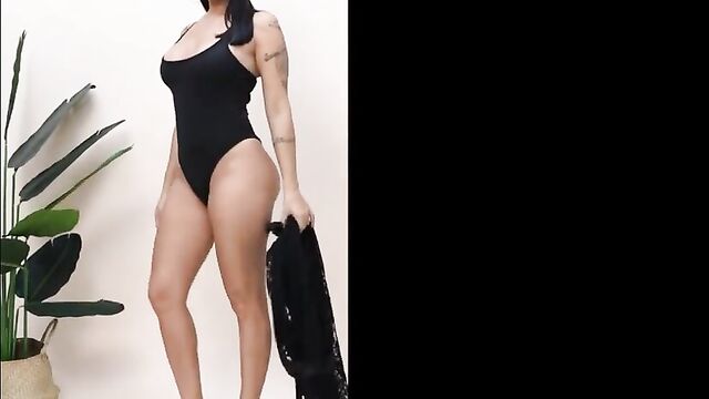 super hot sexy woman in one piece bodysuit