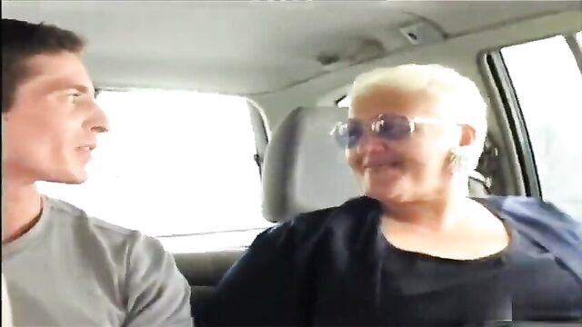 Granny gangbang