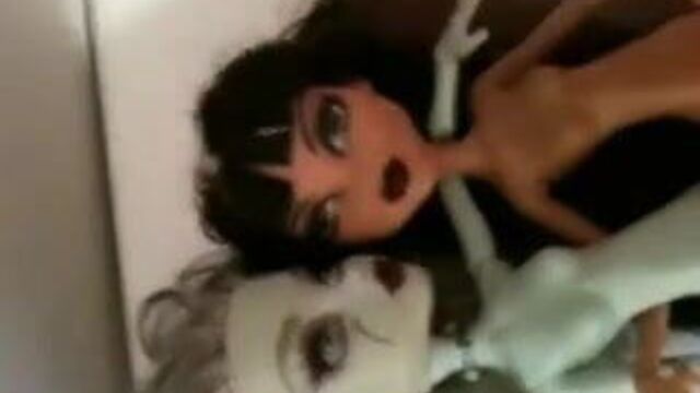 I cum all over some monster high dolls