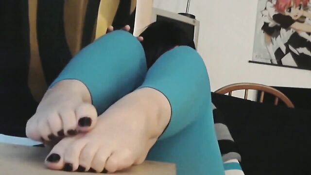 Haquelrawks Glittersoles Emo Self Foot Worship