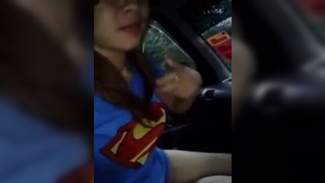 Couple Superman T-shirt baru balik dari Mall