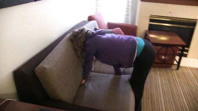 ENF Girls Get Stuck In Couch and Pantsed