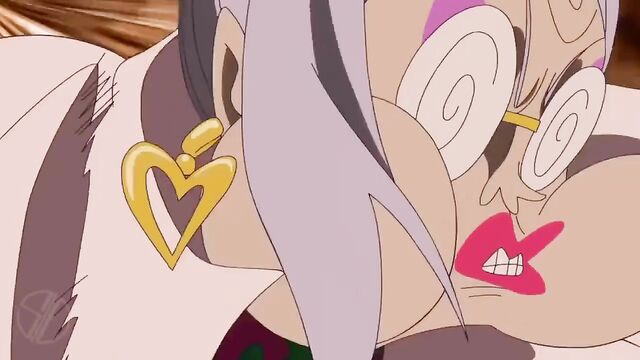 ONE PIECE edited ecchi moment from anime naked Boa Hancock