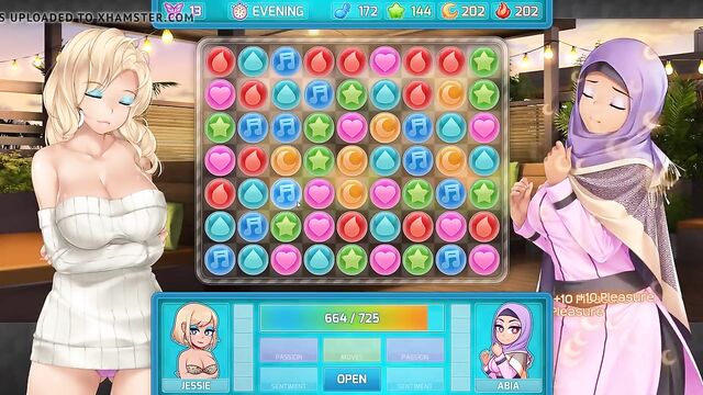 Huniepop 2 Sex with Jessie and Abia